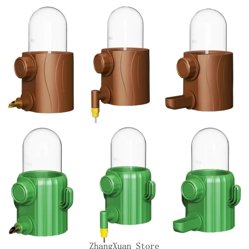 

3XUF Safe Materials Hamster Water Feeders Vacuum Technology For Guineas Pig Drinker