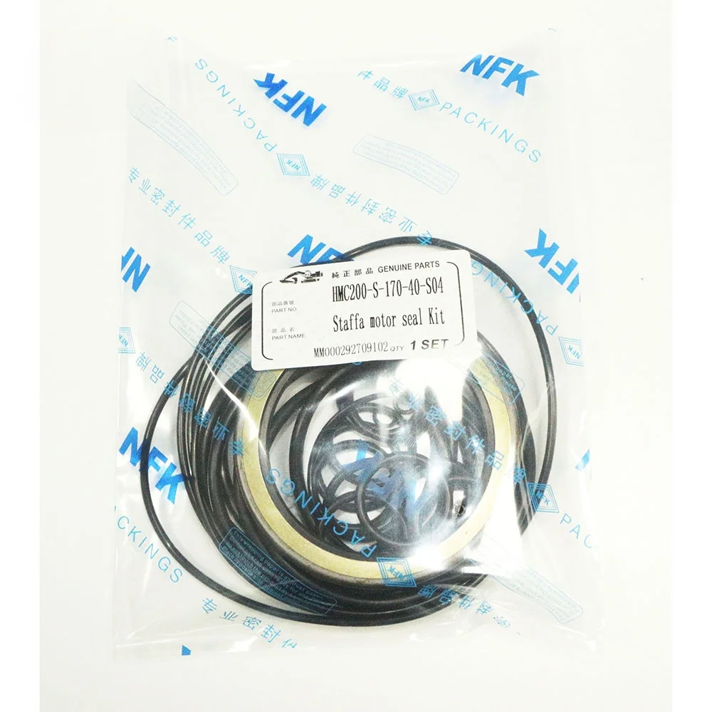 

Hmc Series Hmc200 Hmc200-s-170-40-s04 Kawasaki Staffa Hydraulic Motor Parts Ship Service Repair Seal Kit