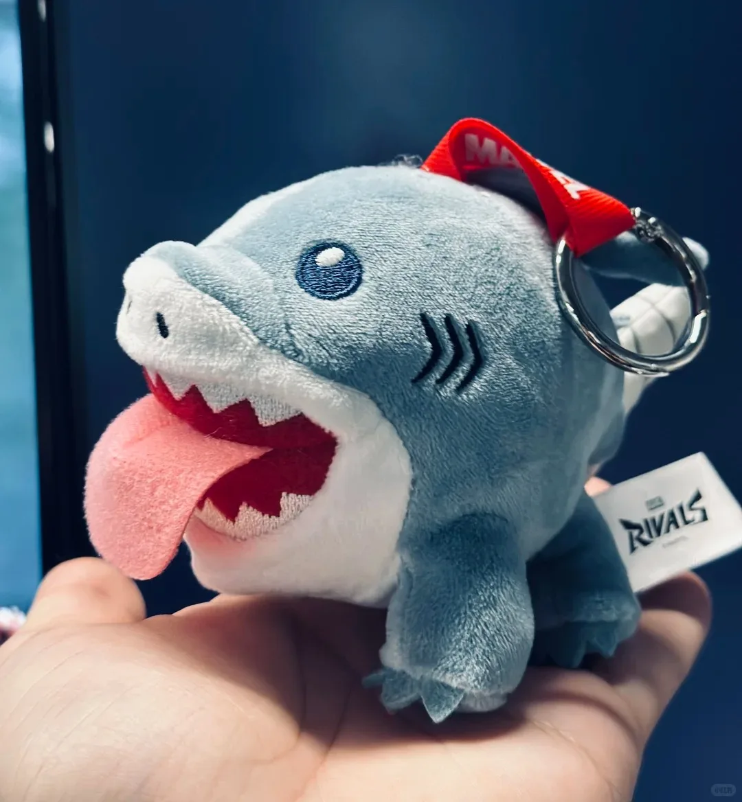 

New Hot Toys Official Jeff The Land Shark Cosbi Keychain Mystery Blind Box Mini Figure Collectible Gift For Fans In Stock