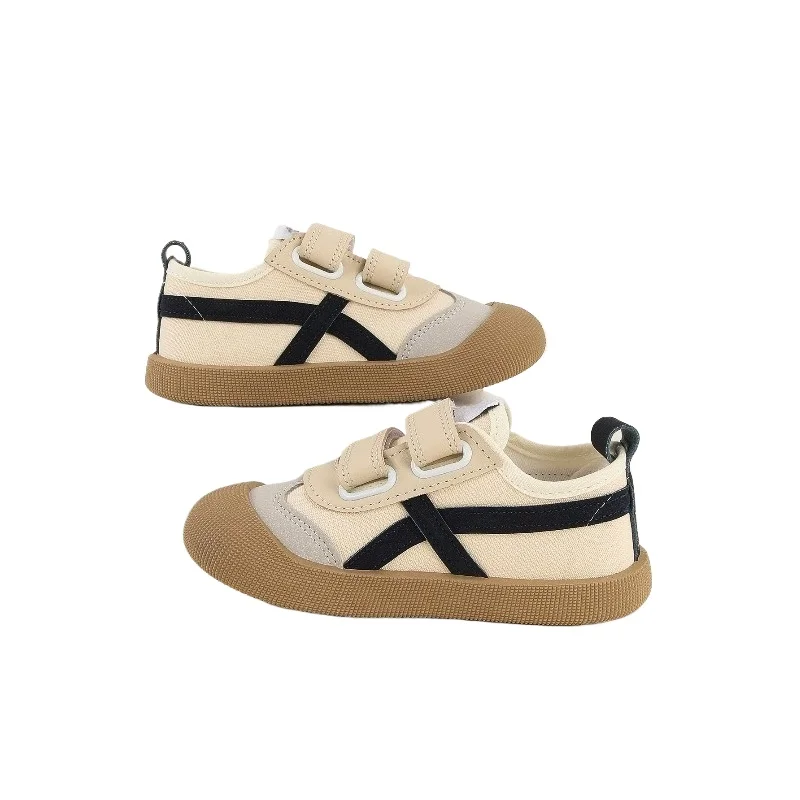 2025 Spring and Autumn New Korean Indoor Girls' Canvas Shoes Soft soled Children's Shoes