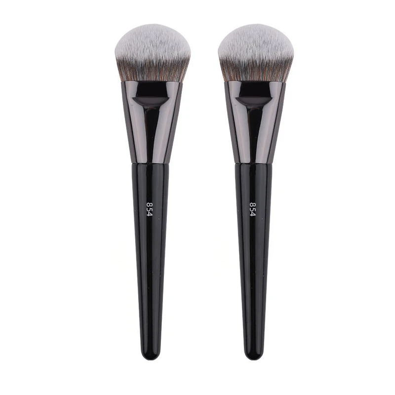 2pcs Foundation Makeup Brushes Liquid Foundation Base Make up Brush Angled Flat sided Detail Face Essential Beauty tools 854 820