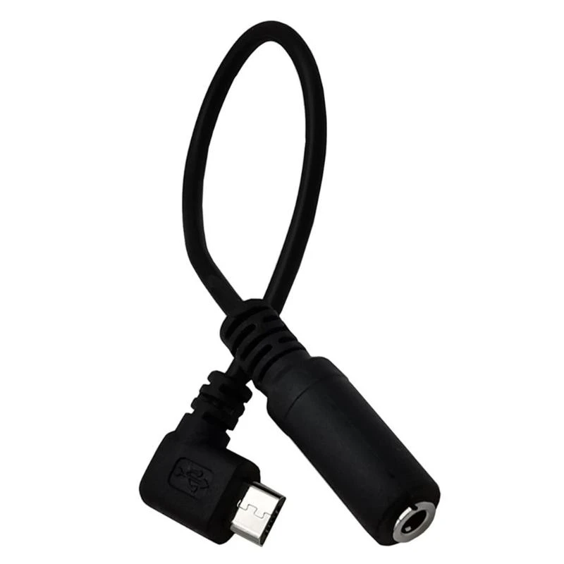 Micro USB إلى 3.5 مم سماعة سماعة سماعة سماعة سماعات المحول كابل الصوت الممتاز الأسلاك الصوت الاستبدال 15 سم M76A #5