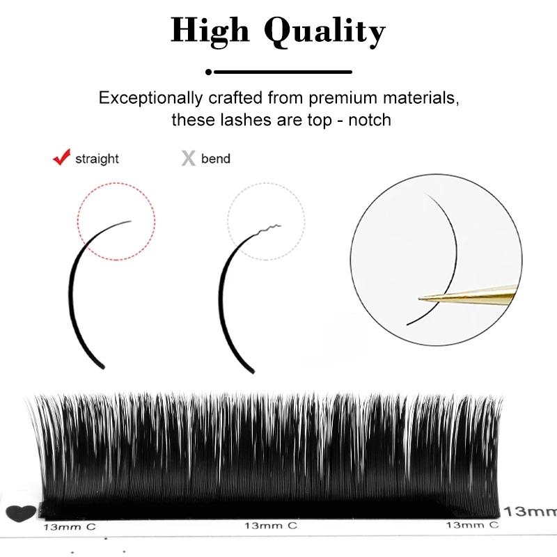 Winky Beauty Easy Fans Volume Lashes Extensions Auto Fans Eyelashes False Flowering Auto Fan Eyelashes Blooming Volume Cilios