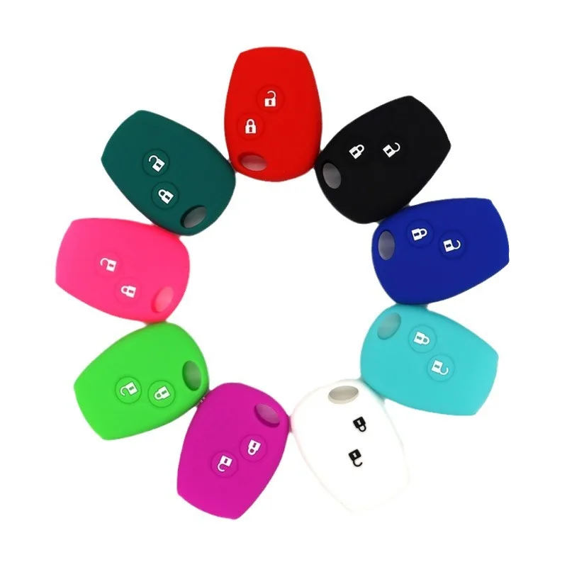 مناسبة لحافظة حماية مفتاح السيليكون المستقيمة ذات الزرين من رينو #5