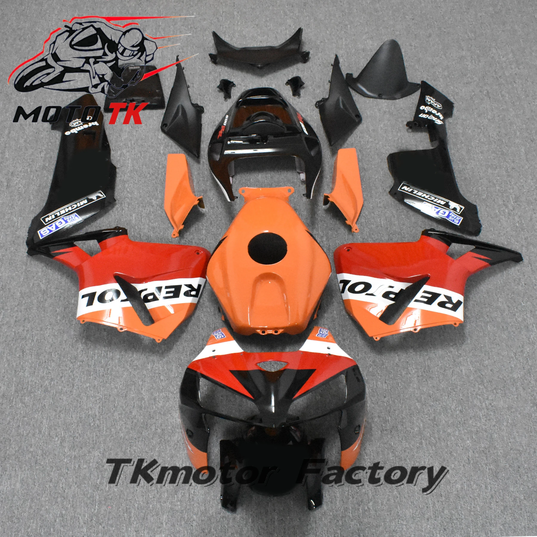 

Motorcycle Fairing Kit Fit For CBR 600RR CBR600 RR CBR600RR 2005 2006 Bodywork Set High Quality Abs Injection Yellow Red