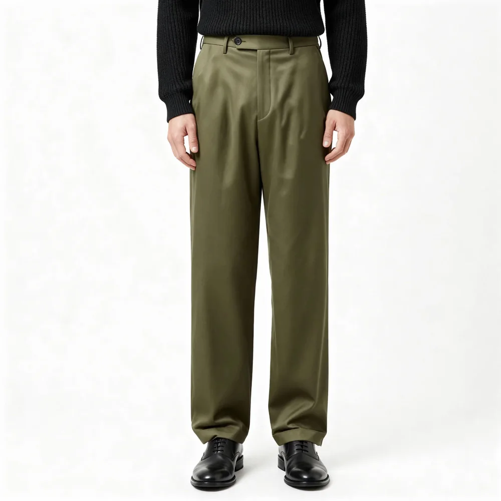 

Классические мужские брюки прямого кроя из полиэстера, однотонные, повседневные, деловые, рабочие, пошитые на заказ