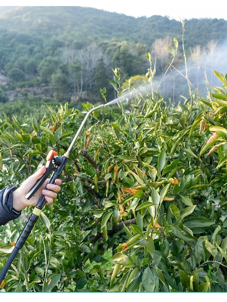 Sprayer Handheld Handle Trigger Press Switch With Lock Copper Connector For Electric Spraying Outdoor Garden Sprayer Accessories