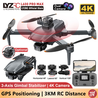 LYZRC L600 PRO MAX / L600 PRO GPS Drone 4K HD Dual Camera Brushless Motor Dron 360° Obstacle Avoidance 5G WIFI FPV RC Quadcopter