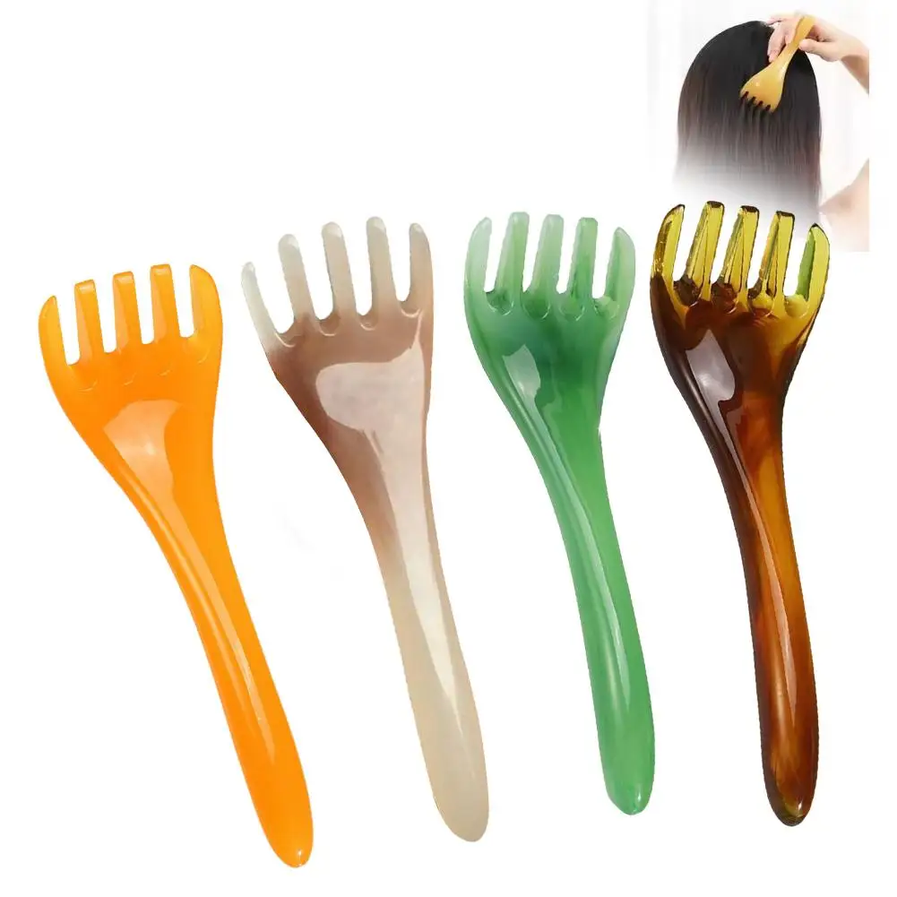 Five-claw Head Massager Scalp Gua Sha Stick for Body Neck Leg Visage Massage Meridian Comb Acupuncture Point Press Massage L5N9