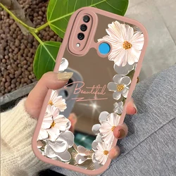 For Huawei P30 P 30 Case Luxury Painted Cover Soft Silicone Phone Cases For Huawei P20 P30 P40 Lite 4G Mate 20 Pro Mirror Bumper