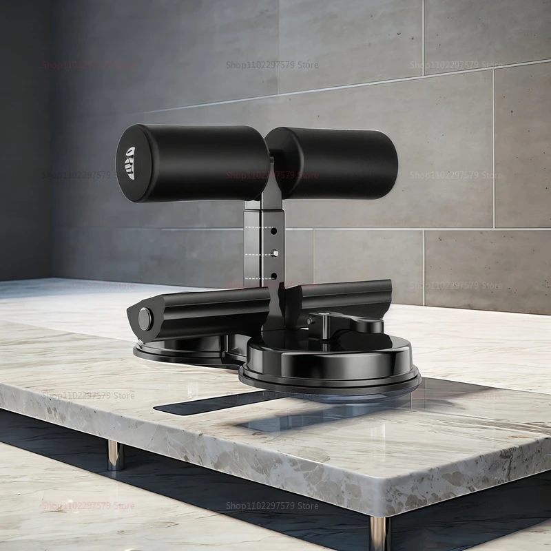 معدات الجلوس في البطن مع كوب شفط لدعم الكاحل قابل للتعديل وتمارين اللياقة البدنية في الأماكن المغلقة والتدريب البدني