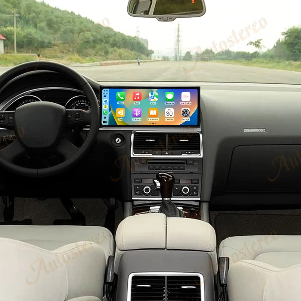 

Qualcomm Android 14 15,8 Carplay для Audi Q7 2005-2009 Автомобильный мультимедийный плеер GPS-навигация Автомобильный радиоприемник с экраном