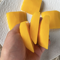 Artificial Mango Fake Plastic Mango Slices Blocks Lifelike Simulation Fruit Set Decoration for Home Kitchen Party Wedding Food