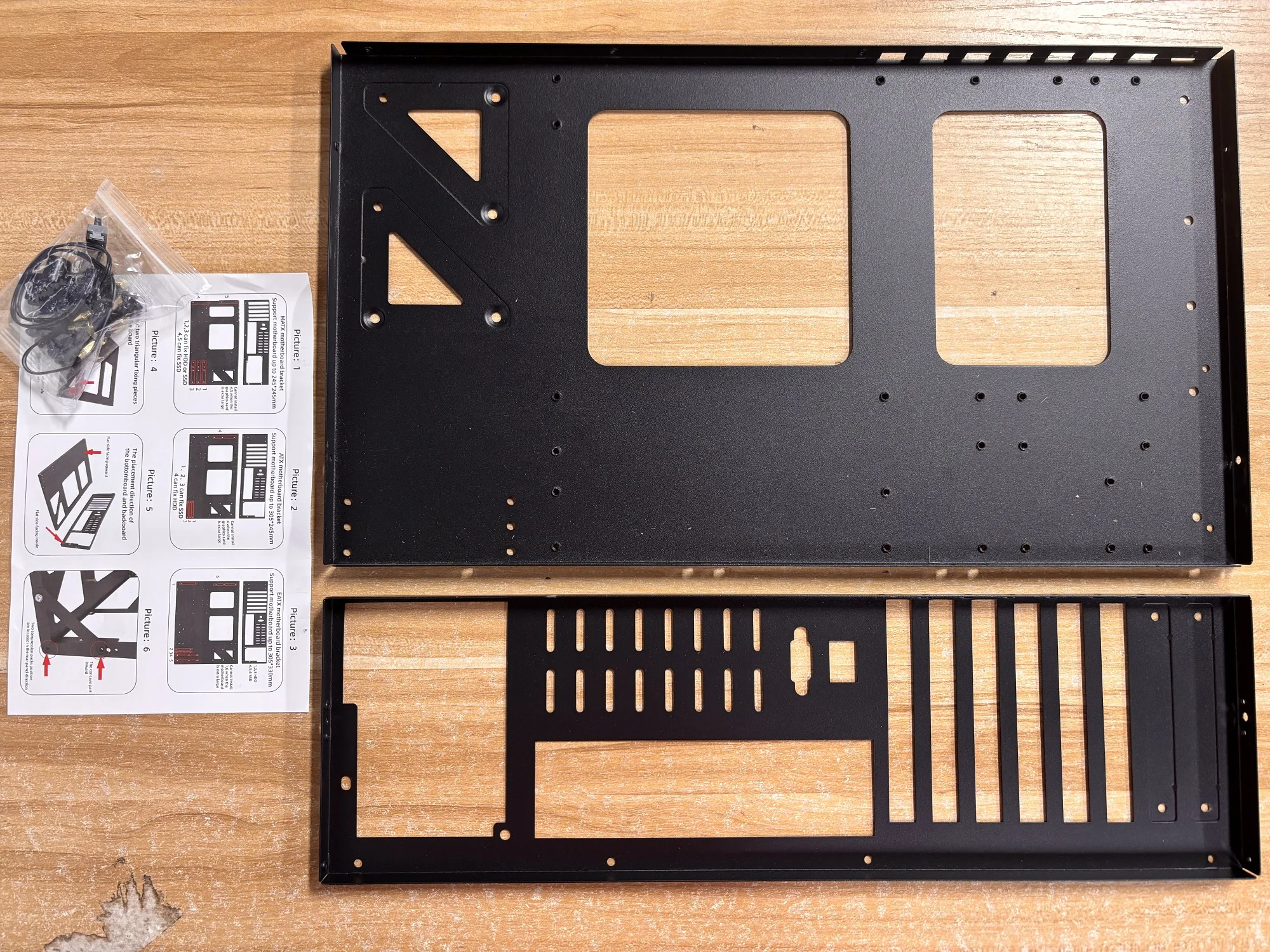 Mining Frame Open Chassis Frame Thickened Motherboard Bracket Fixing Frame Mining Rig Case Frame Computer Cases Towers Cases