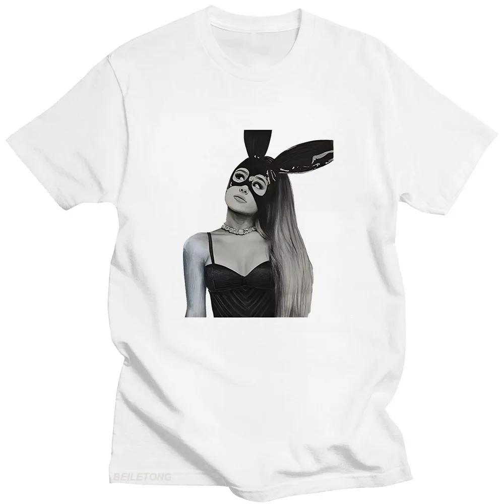 Ariana Grande T-shirt Graphic Printing Hip Hop Cotton Tee-shirt Short Sleeve High Quality Retro Tshirt Ropa Mujer Aesthetic Tees