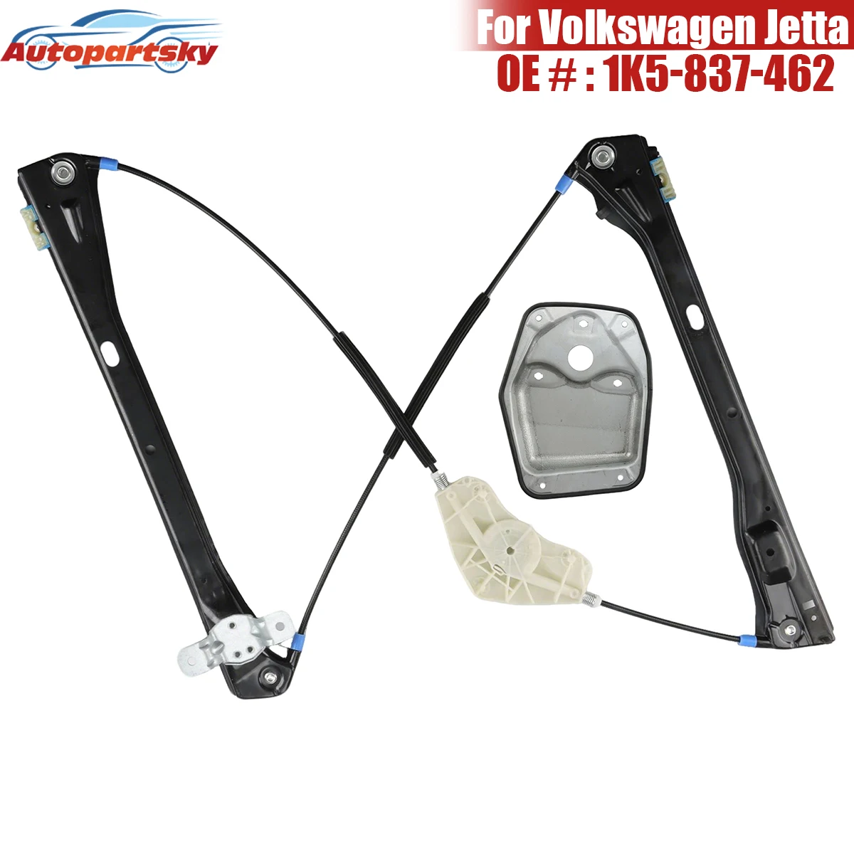 

Car Front Right Power Window Regulator Fit For Volkswagen Bora 2005-2010 For Volkswagen Jetta 2005-2014 1K5-837-462 1K5837462