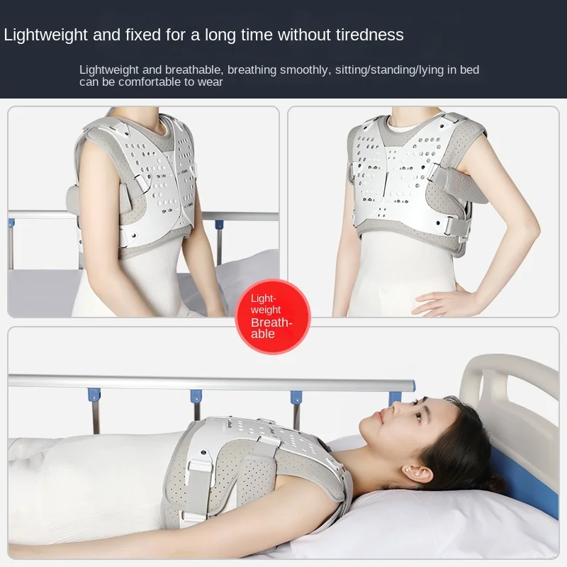Airbag Thoracolumbar Fixed Spinal Brace Adjustable Thoracolumbar Orthosis for Back Pain Injury Recovery Mild Scoliosis Hunchback