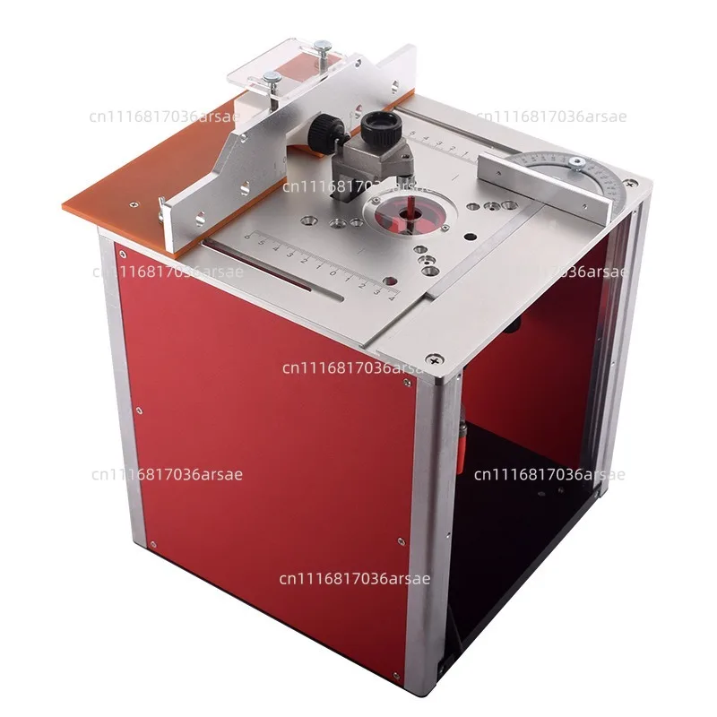 Inverted Woodworking Trimmer Table, Lifting Workbench With Guide Gauge, For Wood Grooving And Carving.
