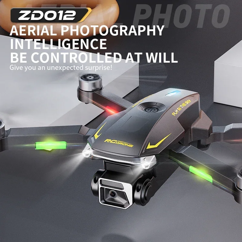 2024 ZD012 Mini Drone GPS intelligent following one-click control Professional HD Dual Camera Drones Brushless RC Dron Toy 500M