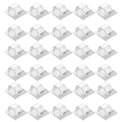 Hooks For Outdoor String Lights Clips 30 Pack Clips Clear Light Hook With 30 Waterproof Adhesive Backing