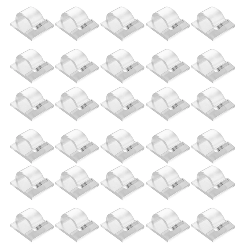 Hooks For Outdoor String Lights Clips 30 Pack Clips Clear Light Hook With 30 Waterproof Adhesive Backing