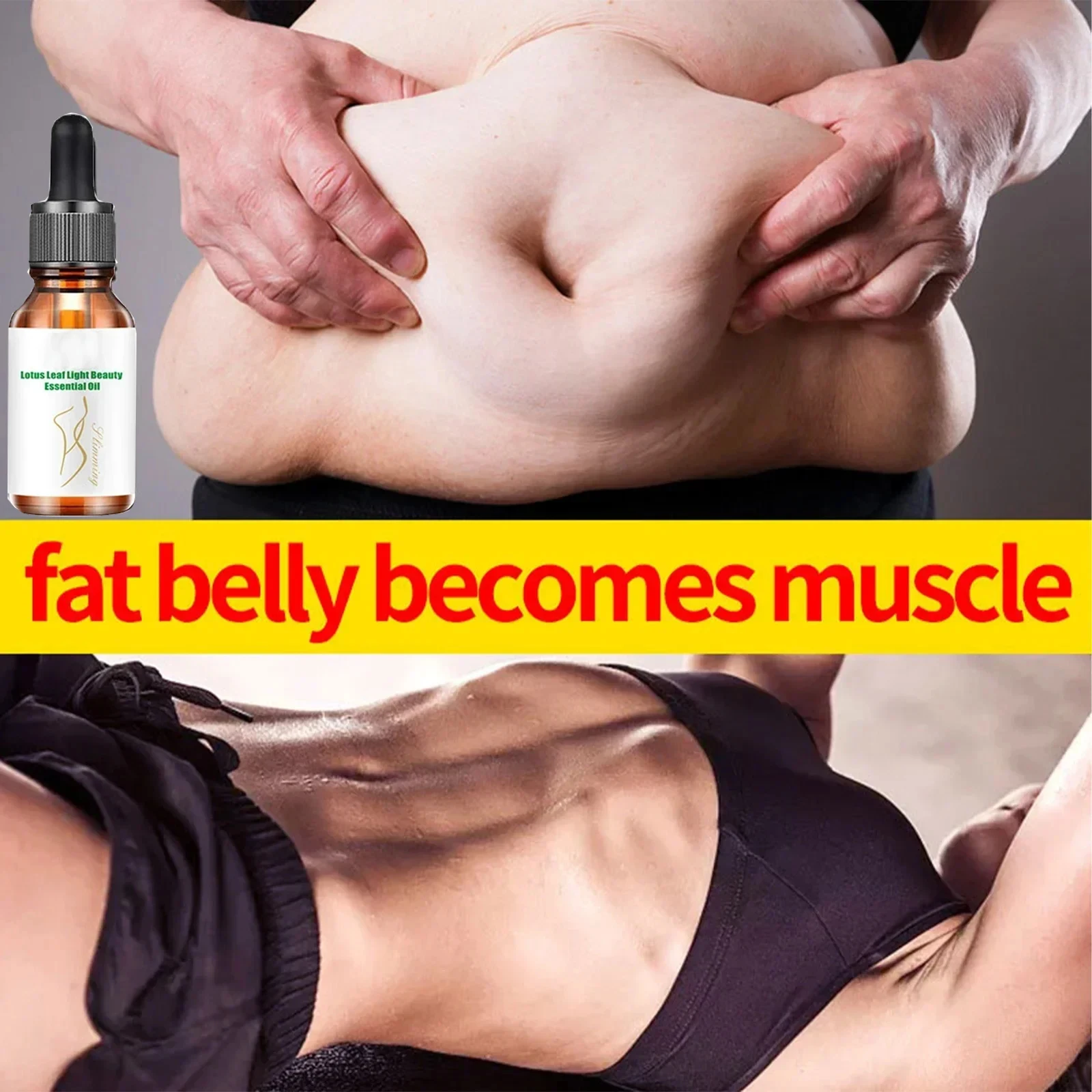 Óleo de massagem ardente para corpo inteiro Shaping, queima de calorias rápidas, barriga e abdômen Fat Burning, Body Sculpting, adequado para homens e mulheres