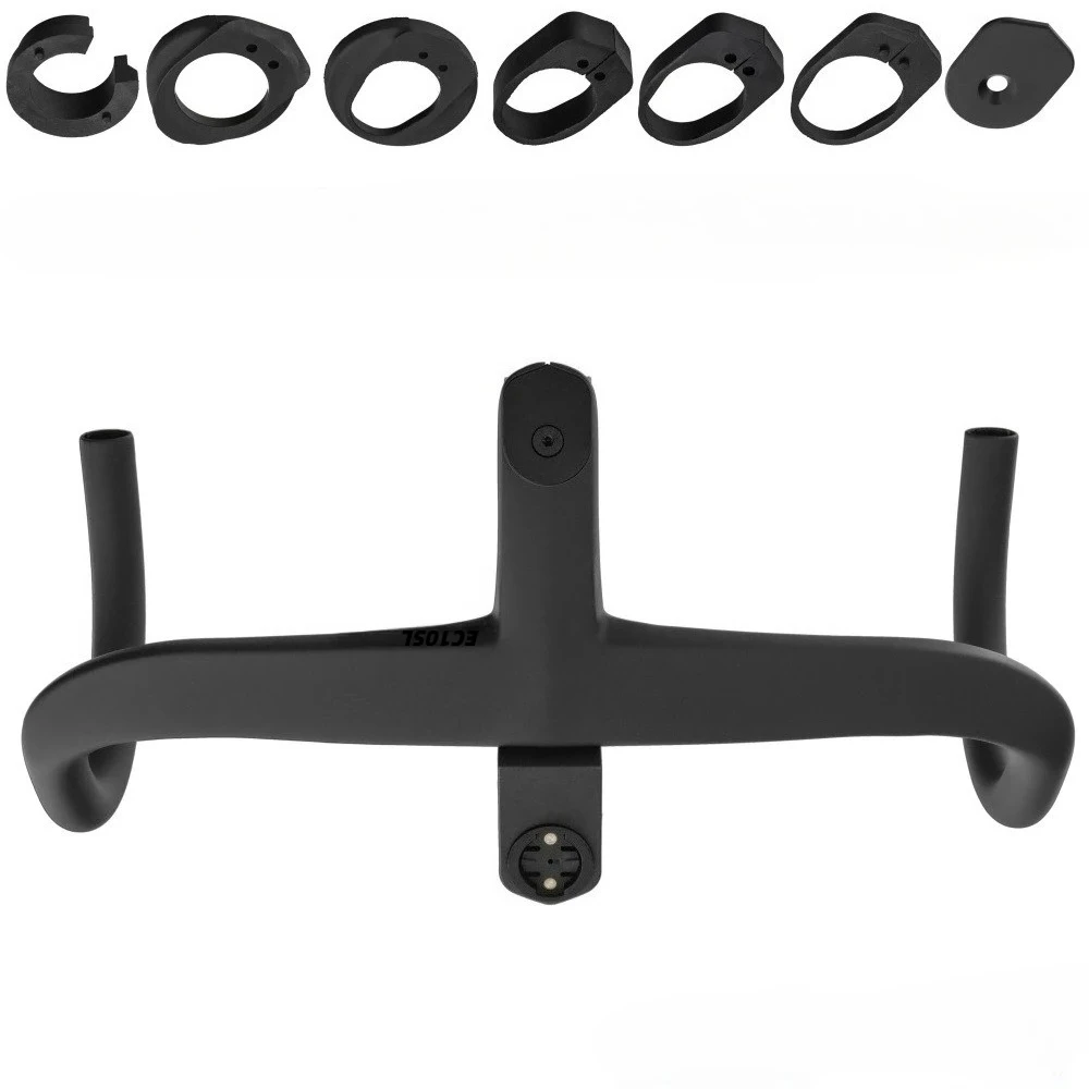 

ALANERA New Paint Carbon Road Handlebar Super Light Integrated Carbon Handlebar For 28.6mm Fork Steer With Spacers