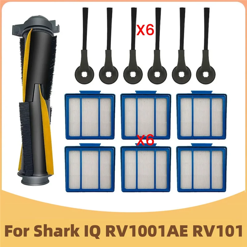 LECKL-13PCS Vacuum Brush Filter For Shark IQ RV1001AE RV101 Spare Parts Efficient Household Cleaning Accessories