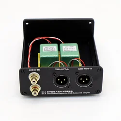 600Ω:10K Stereo Passive Audio Preamp Mini 1:4 Step-up Transformer Signal Booster for PC/CD Player/DAC Connect with Amplifier