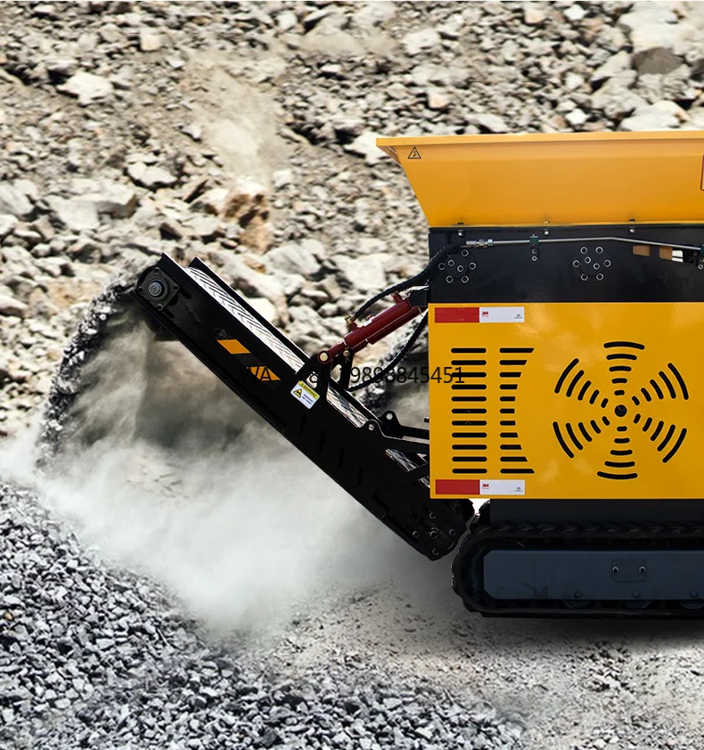 Portable Hammer Mill Tracked Compact Mill Crushing Mobile Hammer Mill