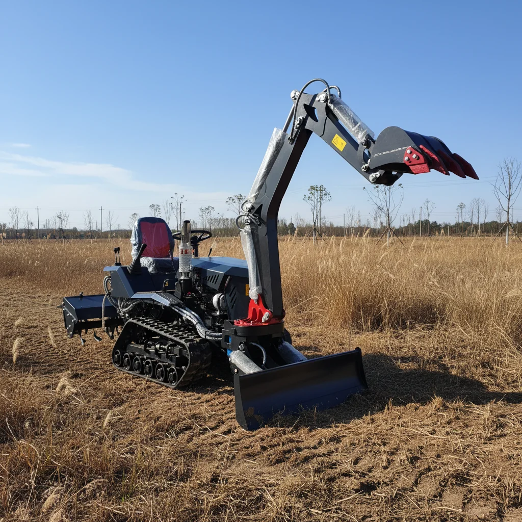 Customize Small Farm Crawler Tractor 4WD Agricultural Tractor For Garden And Orchard Use