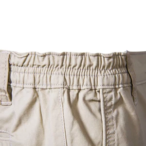 Calções de praia masculinos com elástico na cintura, 100% algodão, casual, social, negócios, alta qualidade, 10 cores, novo, verão, 2021 8 principais vendas short apertado sexy homem - №7