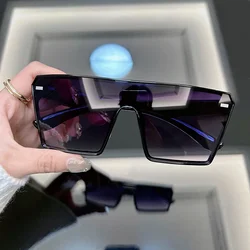 Fashion Vintage Square Sunglasses Women Men Brand Designer Retro Sun Glasses Female Male Frame Punk Mirror Oculos De Sol