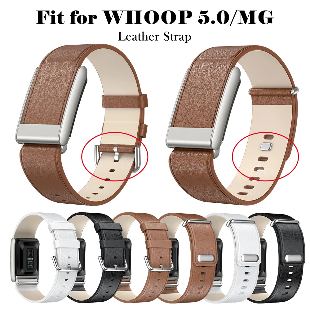 

Подходит для Whoop 5,0/MG, высококачественный воздухопроницаемый и удобный браслет с текстурой для кожаного ремешка WHOOP MG