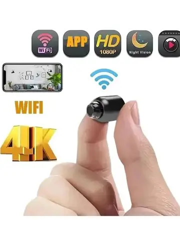 Mini Camera 1080P Clear Night Vision Lightweight Portable Premium Cams Motion Detection Wireless Surveillance Protection Camera
