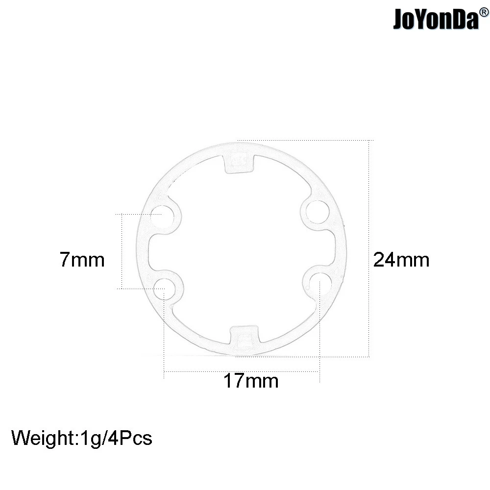 #5681 #5381 #3978 Differential Carrier Ring Gear Gasket 4pcs for RC Traxxas 1/10 Slash 4X4 Stampede® 4X4 Toyota® GR Supra GT4®