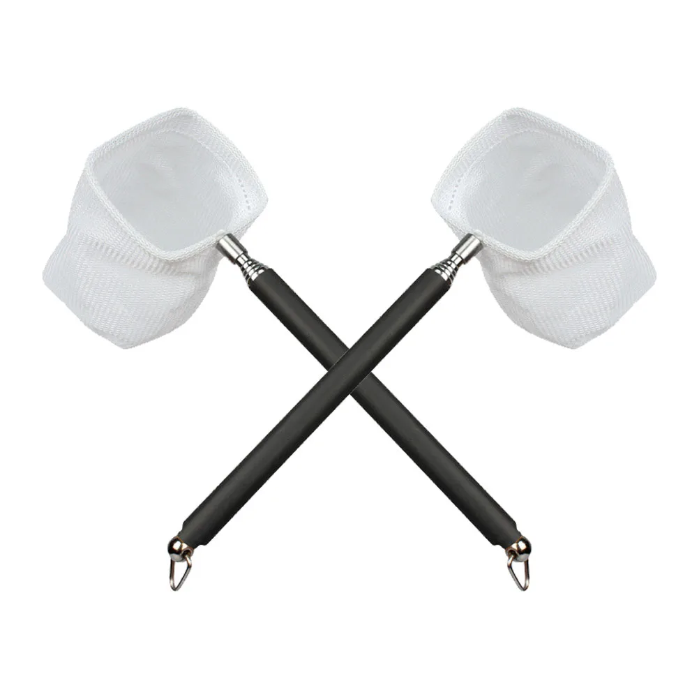 

2Pcs Extendable Handle Fish Tank Mesh Net 53cm Aquarium Shrimp Fine Black Square Child Fishing Tool Pet Supplies