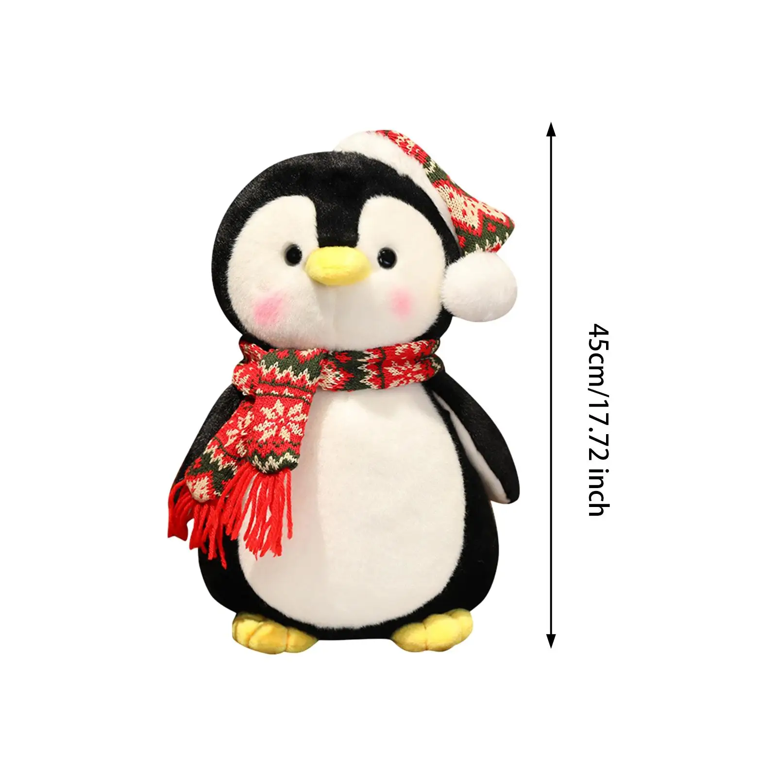 Penguin Plush Toy Soft Comfortable Cute Cuddle Plush Toy Plush Toy Kids Room Decor for Boys Girls Family Children Teens Kids