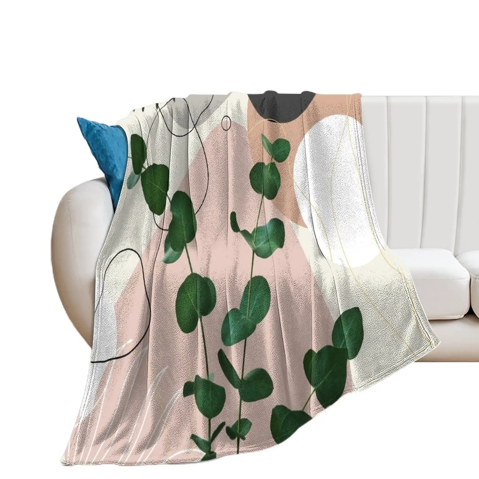 

Eucalyptus Fan Palm Finesse #1 #tropical #decor #art Throw Blanket heavy to sleep Stuffeds Multi-Purpose Blankets