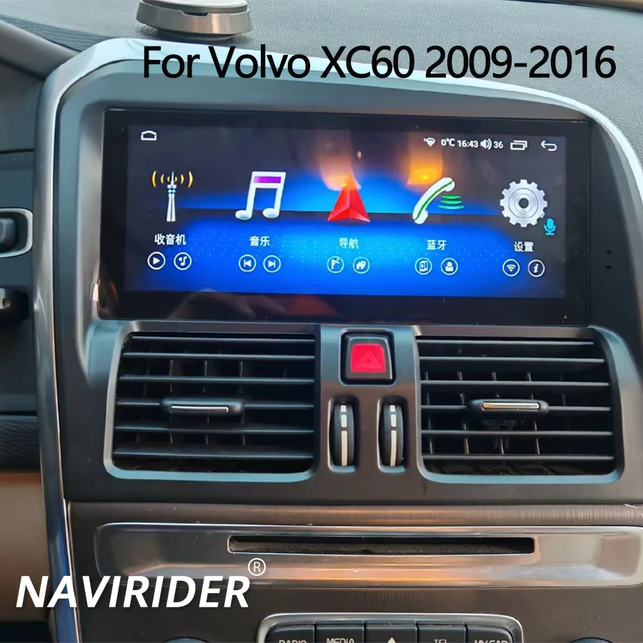 

8.8" Qled Screen GPS Navigation For Volvo XC60 2009-2016 128G Android15 Car Headunit Multimedia Player Auto Stereo Radio Carplay
