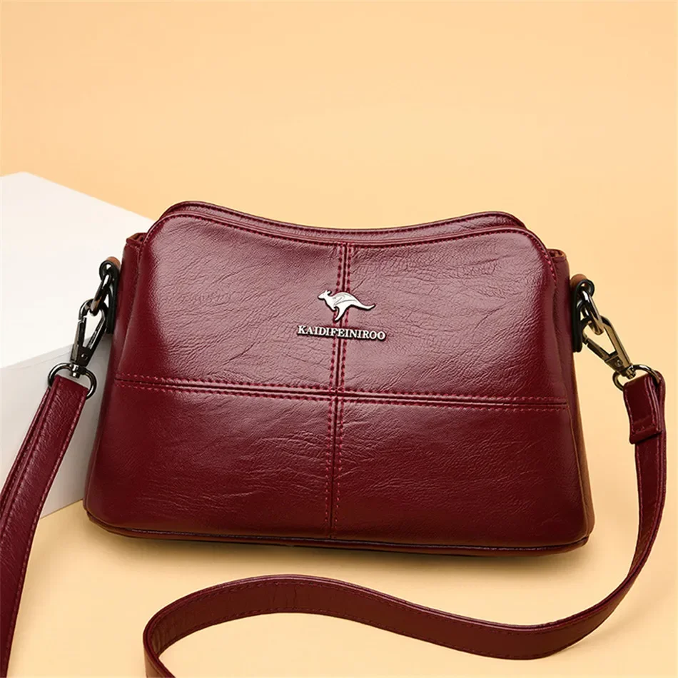 Designer Crossbody Bags For Women Fashion Soft Leather Handbags High Quality Shoulder Bag Bolsa Women Messenger Bags Sac a Main