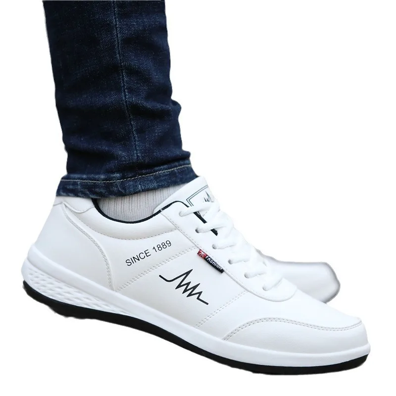 Trend Brand Men's Shoes Breathable Casual Sneaker Student Comfortable All-match Running Shoes Male Luxury Flats White Sport Shoe