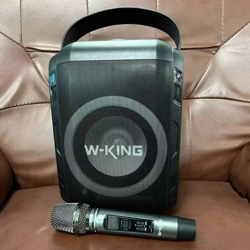 W-KING T9S Fashion Cool Portable Outdoor Music Equipment With Mic Wireless Bluetooth Speaker Party Karaoke Car Audio Sub Woofers