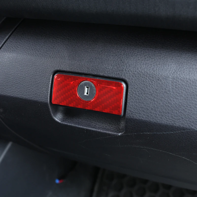 

For Toyota Tacoma 2015-2022 Soft Carbon Fiber Car glove box switch Sticker Trim Auto Accessories