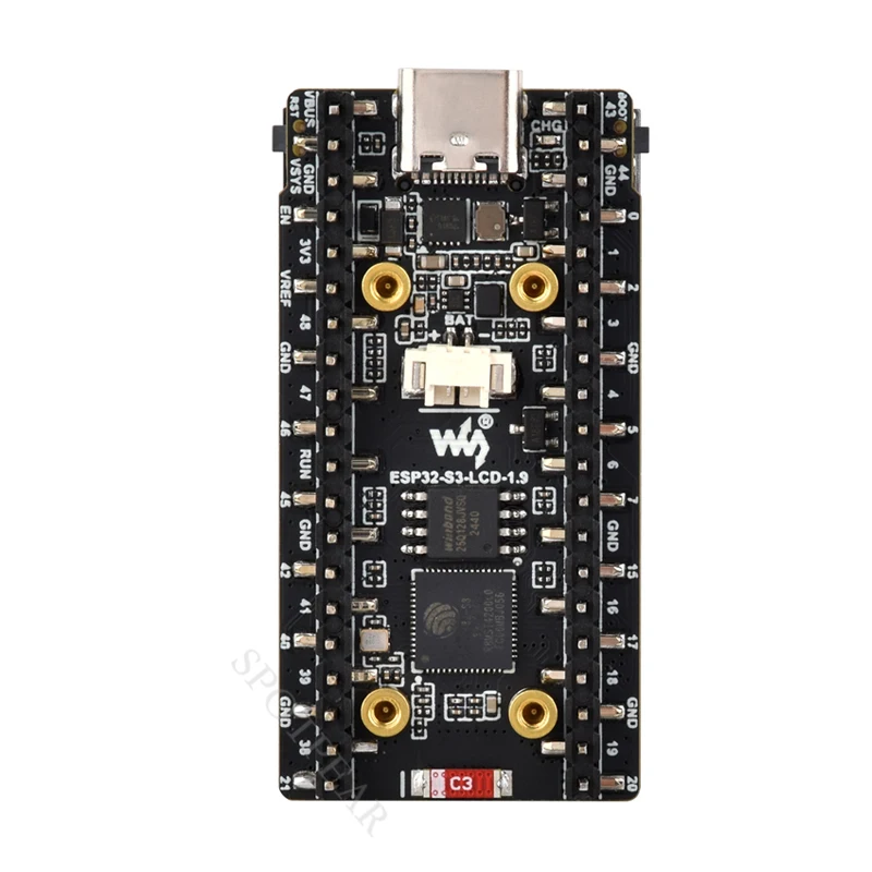ESP32 S3 N16R8 Development board 1.9 inch LCD Display 1.9inch TouchScreen 170×320 SD-Port RGB LED QMI8658 6-Axis ST7789 CST816