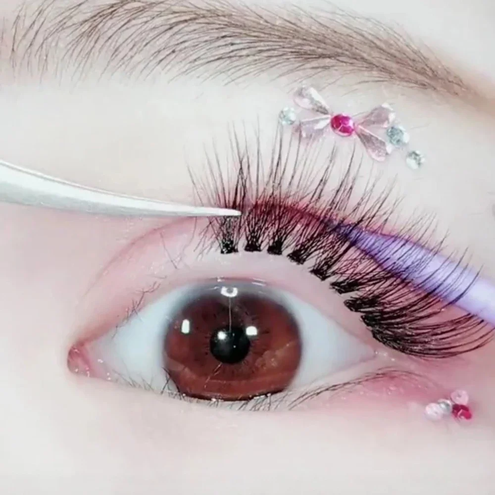 20/30D/40D extension eyelashes,1 box/60 clustes individual eyelashes, Natural Thick False Eyelashes, Individual Eyelash Bunche