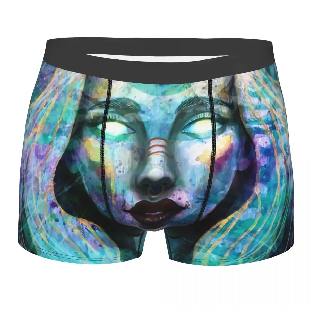 Forest Maiden Mystery Tarot Card Underpants Breathbale Panties Men's Underwear Comfortable Shorts Boxer Briefs