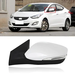 CAPQX For Hyundai Elantra 2012 2013 2014 2015 2016 Car Exterior Rearview Mirror Side View Mirror Reversing Mirror 3/6/8 Wire