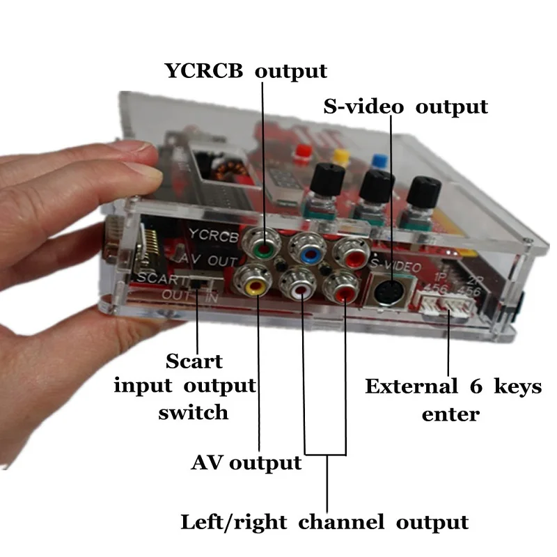 Newest V2.0 JAMMA CBOX / Super Gun Converter Board to SNK D15P Joypad & Saturn Gamepad for JAMMA PCB box MVS Motherboard