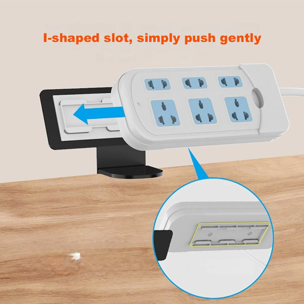 تحت الطاولة المقبس كتيفة ثابتة لكمة خالية مقبس الطاقة صندوق إدارة الأسلاك تخزين الرف لمنظم الأسلاك تثبيت المخرج #4